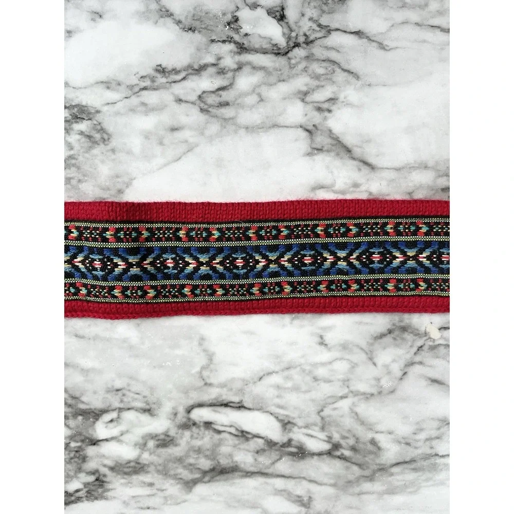 Murray Merkley Vtg Wool Headband Southwest Print Made In Canada
